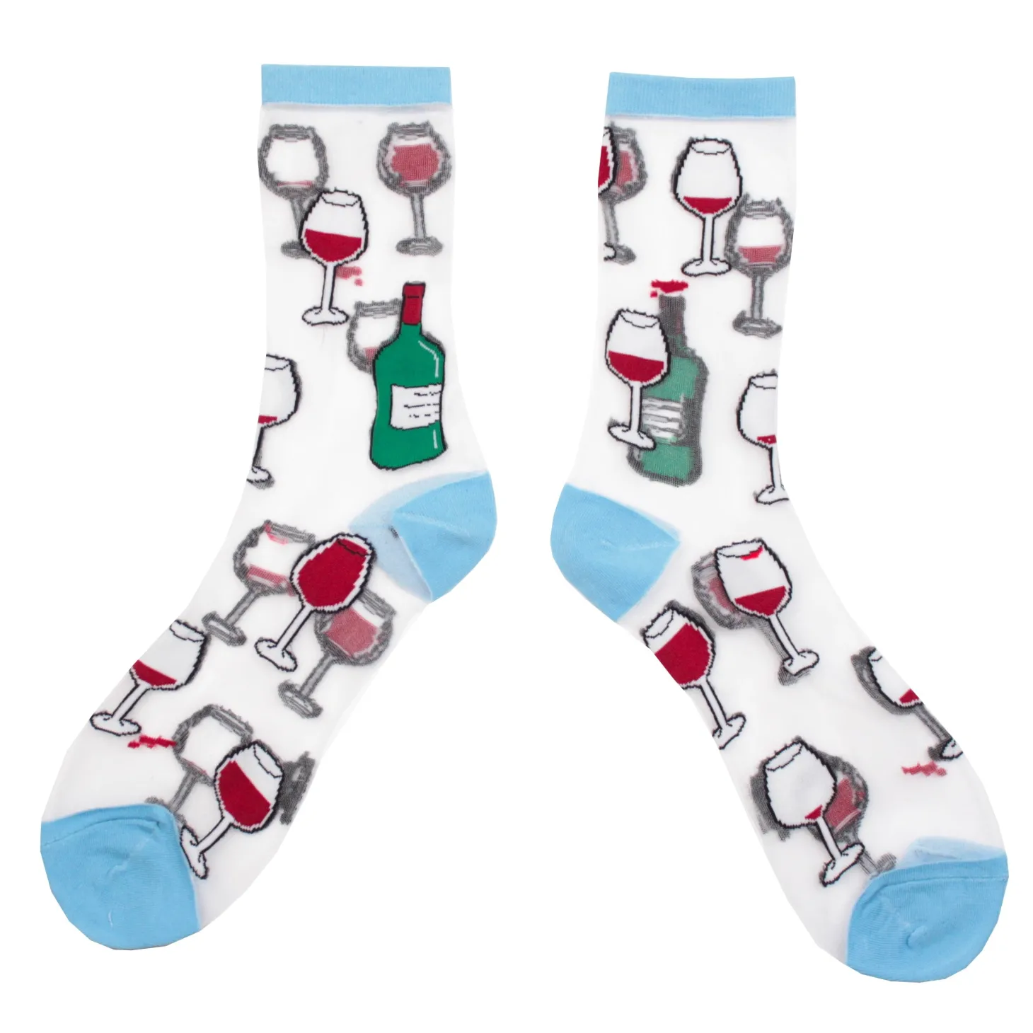 Coucou Suzette Wine Sheer Socks* Sheer Socks