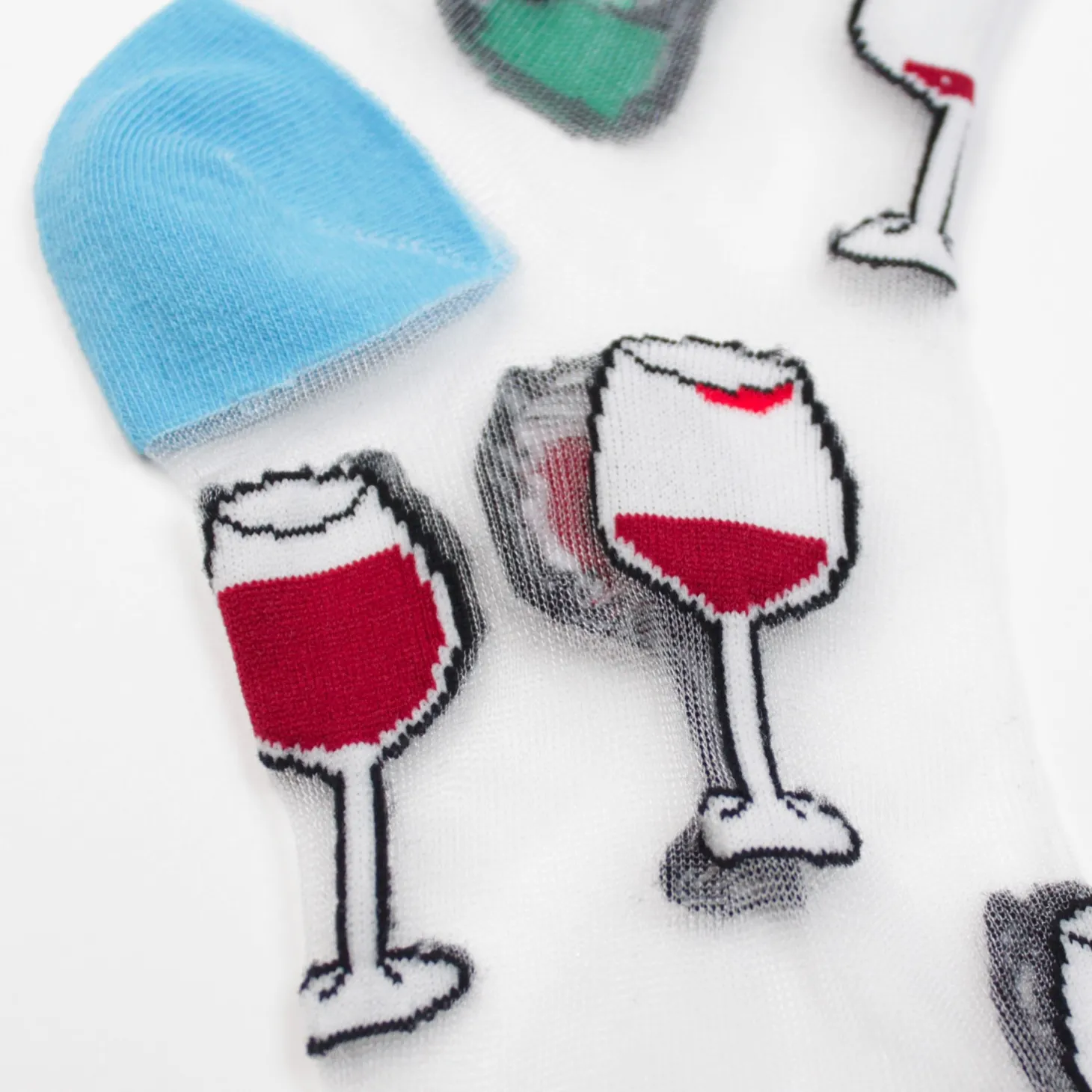 Coucou Suzette Wine Sheer Socks* Sheer Socks