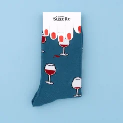 Coucou Suzette Wine Socks* Cotton Socks