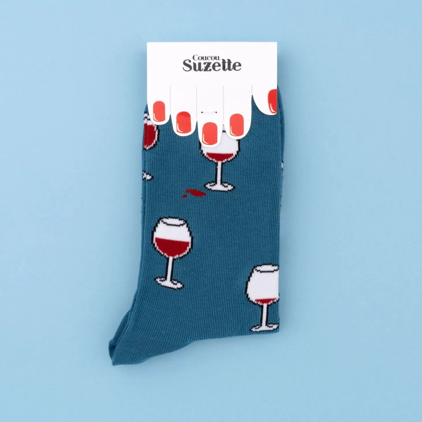 Coucou Suzette Wine Socks* Cotton Socks
